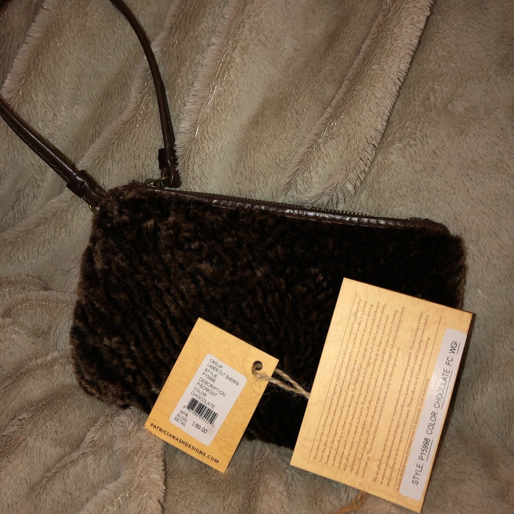 Patricia Nash Sherpa wristlet